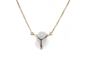 Quartz Scarab Pendant