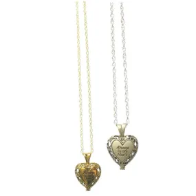 "Always in my heart" Memorial Locket w/Urn