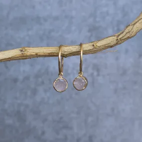 Raw Regency - Rose Quartz Earrings