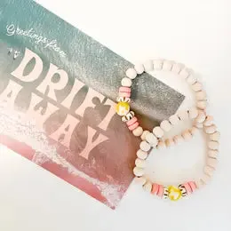 Recycled beaded bracelets