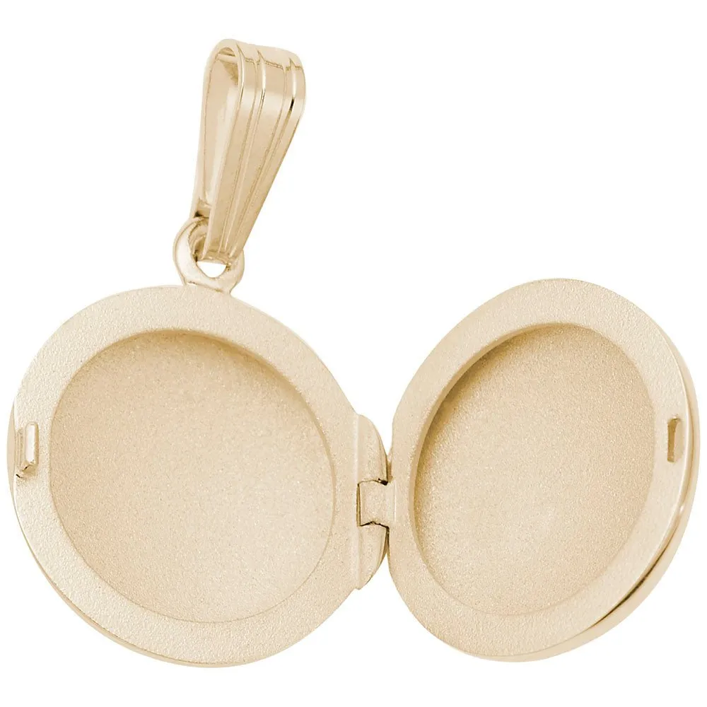 Rembrandt Charms - Circle Locket Charm - 8604