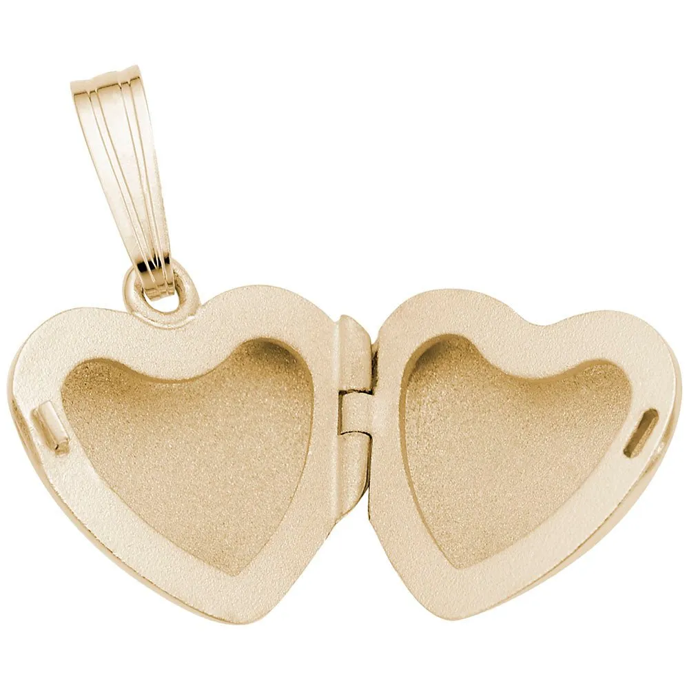 Rembrandt Charms - Heart Locket Charm - 8606