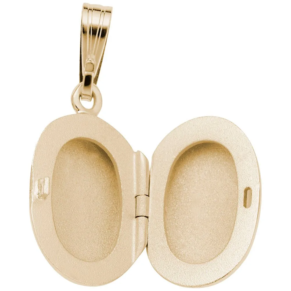 Rembrandt Charms - Oval Locket Charm - 8602
