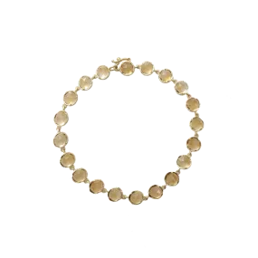 Rose Cut Citrine Bracelet