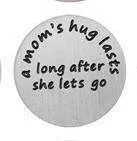 Round Stamped Plate for Round Charm Locket Necklaces ~ Choose Your Theme!