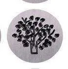 Round Stamped Plate for Round Charm Locket Necklaces ~ Choose Your Theme!