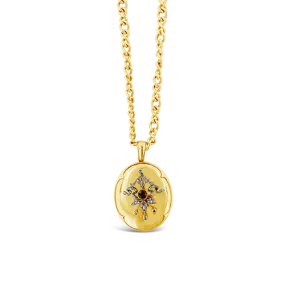 Ruby & Diamond Estate Locket