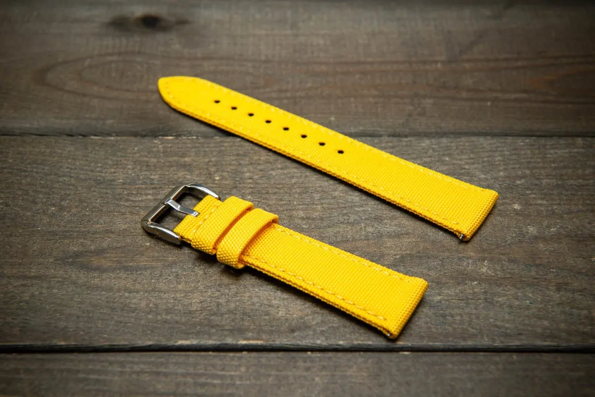 Sailcloth waterproof watch strap.