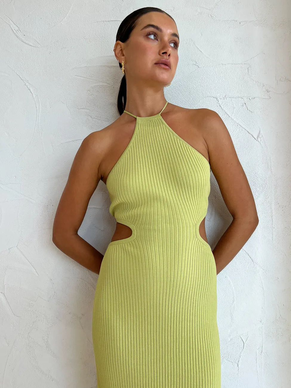 Significant Other Skye Midi Dress in Avocado