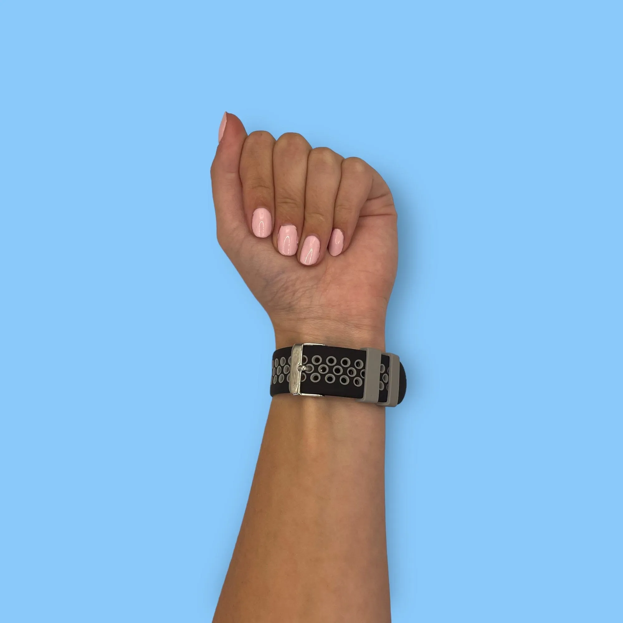 Silicone Sports Straps Compatible with the Fossil 18mm Range