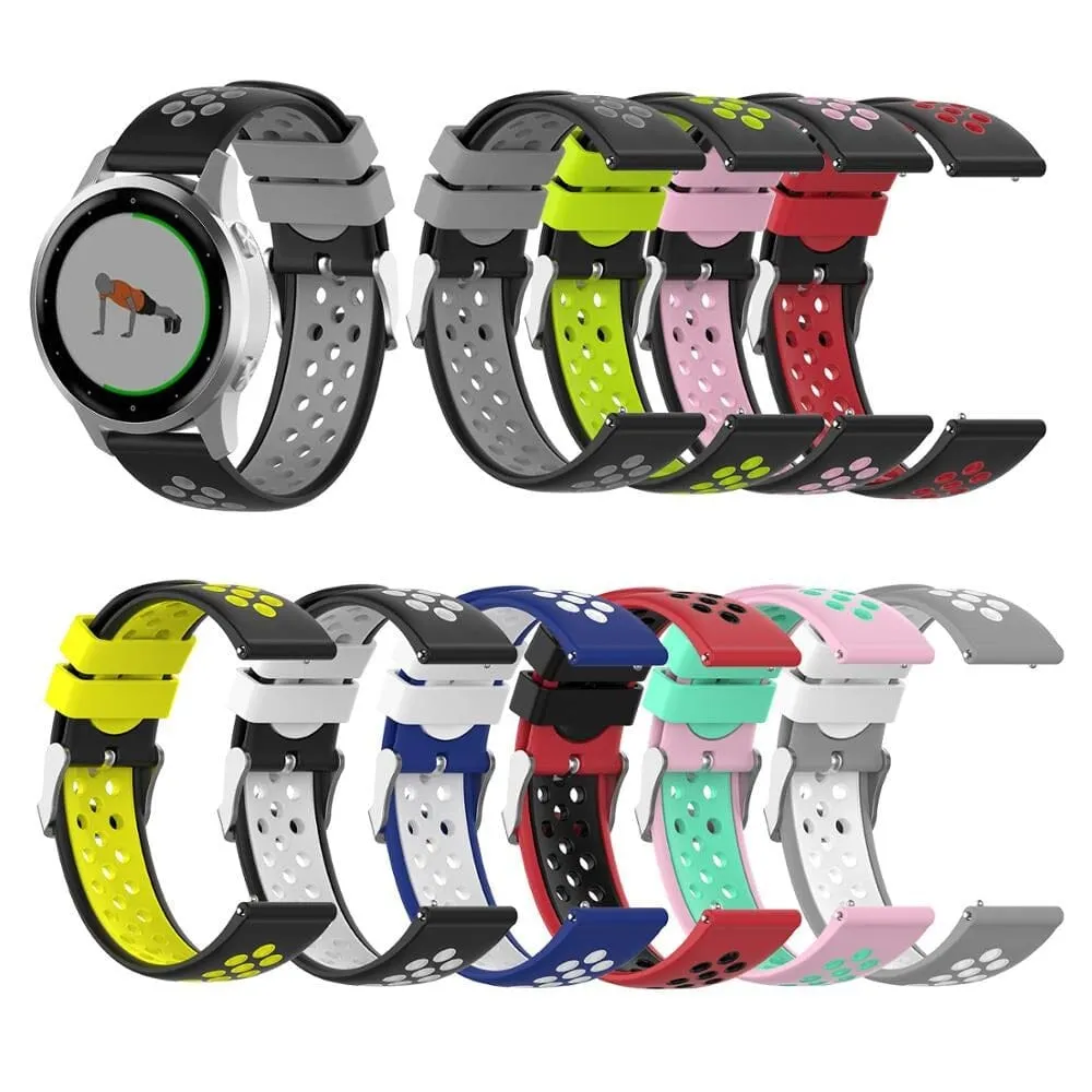 Silicone Sports Straps Compatible with the Fossil 18mm Range