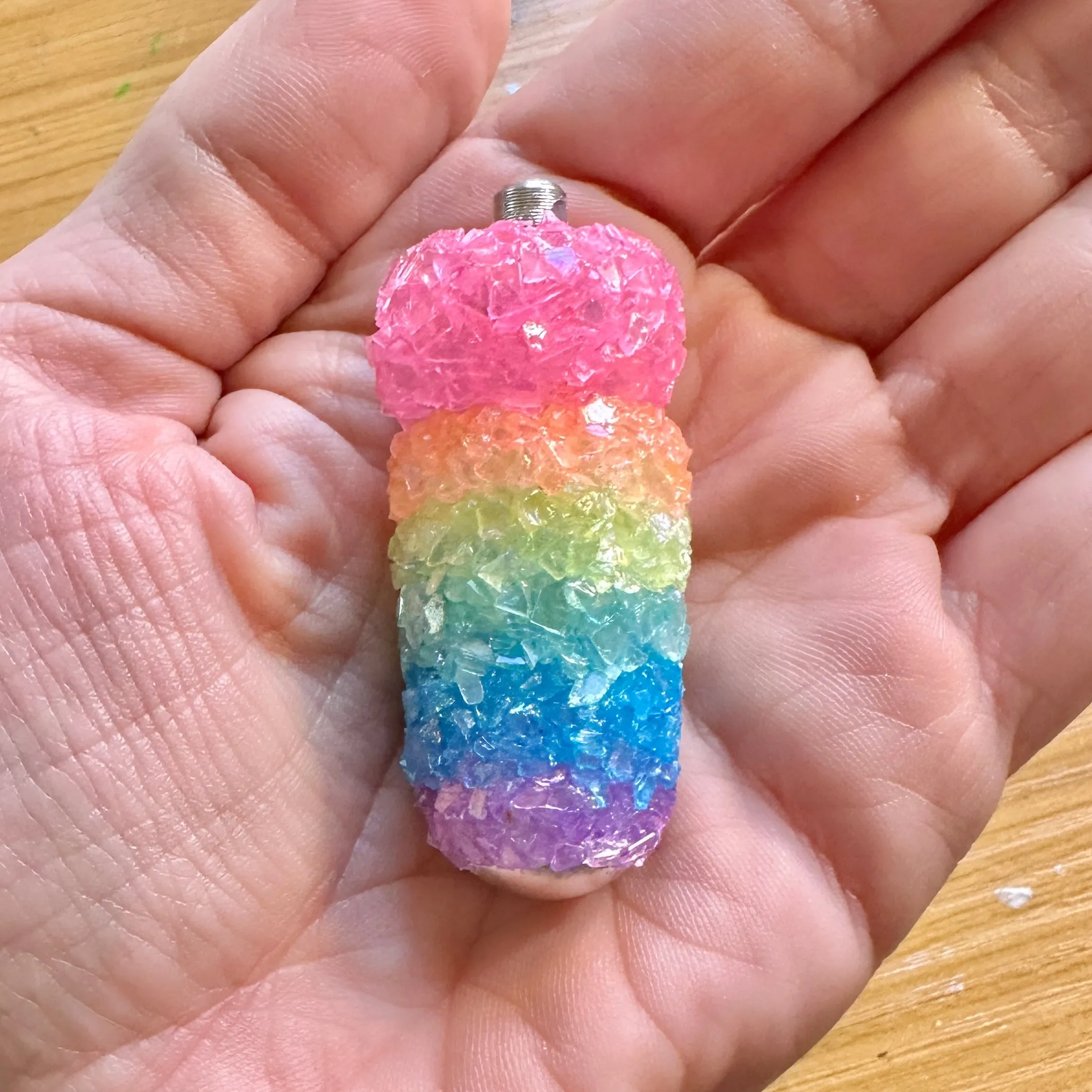 Snuff Vial With Spoon Pendant