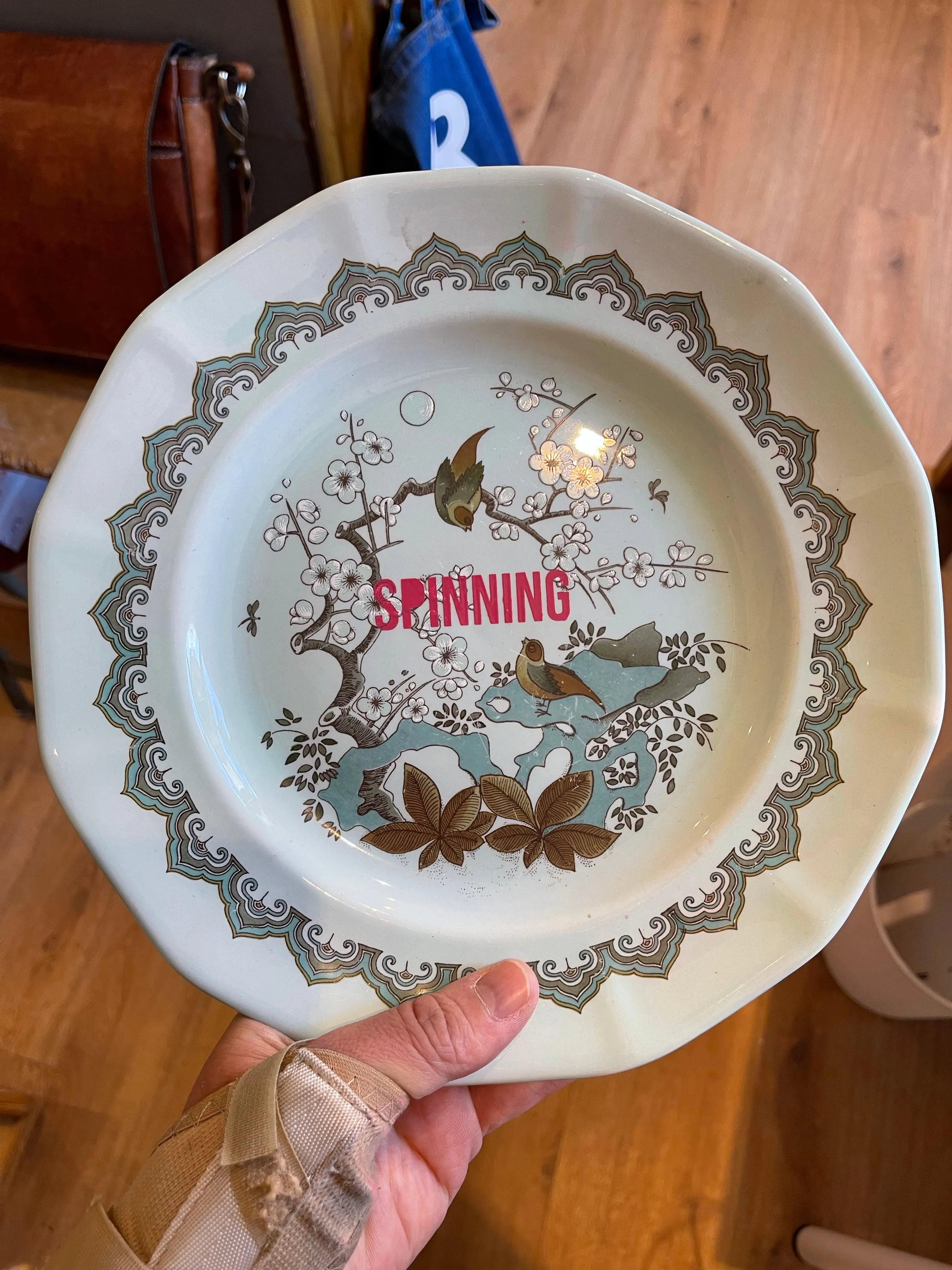 SPINNING Vintage Adams Wedgewood Plate