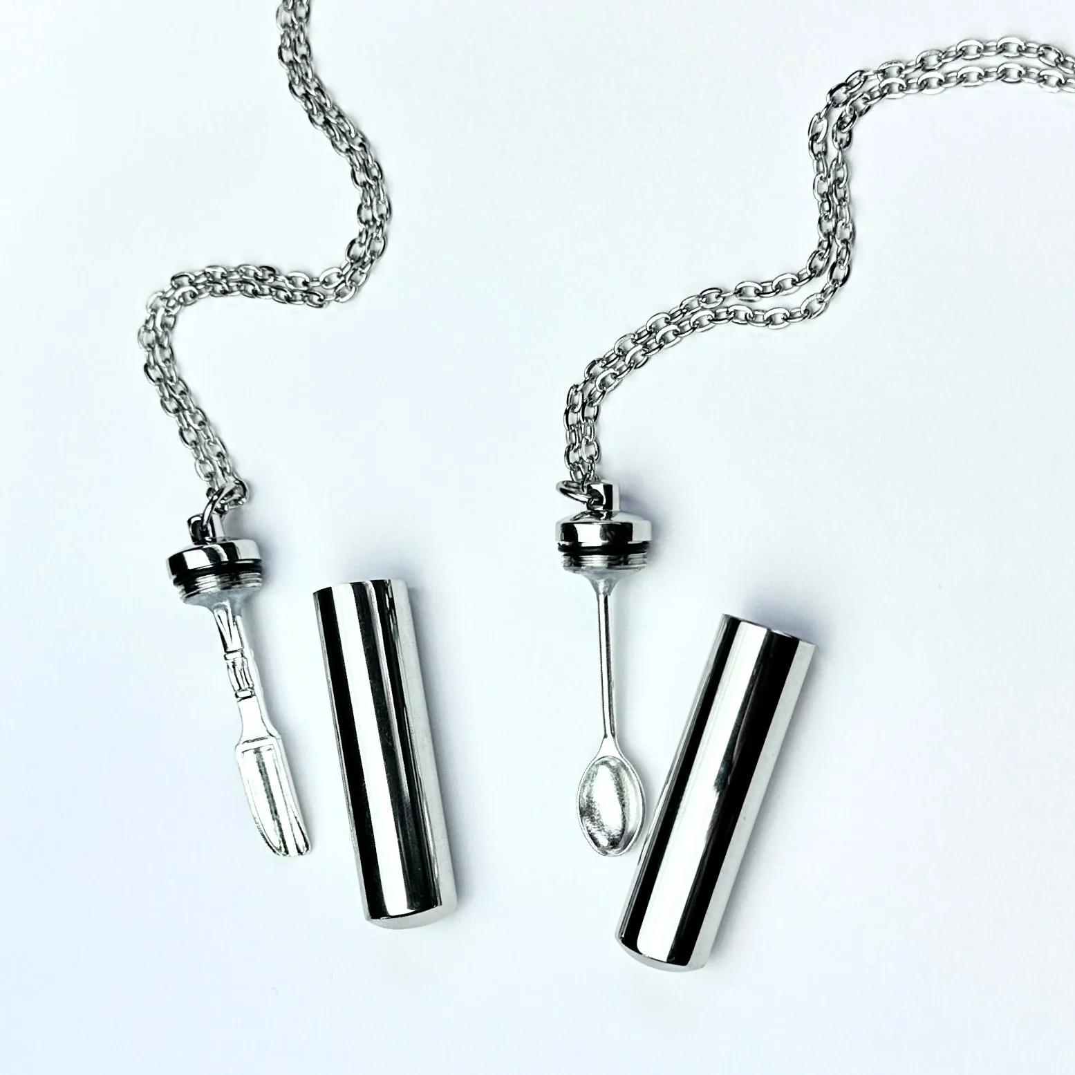 Spoon Necklace Silver