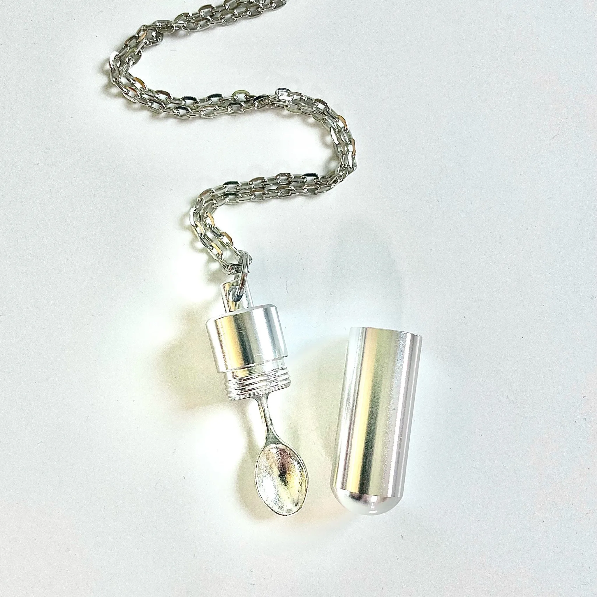 Spoon Necklace Silver