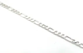 Sterling Silver Filed Figaro Gents Bracelet
