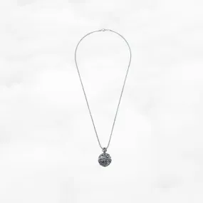 Sterling Silver Locket Pendant Necklace