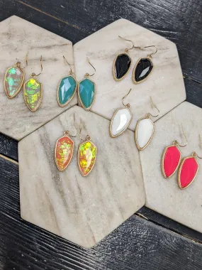 Stone Drop Earrings
