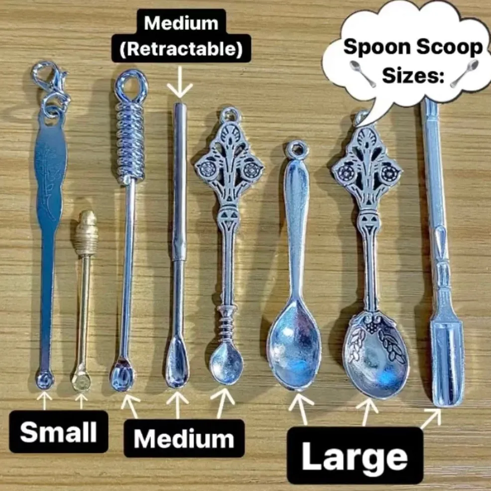 Stone Vial With Spoon