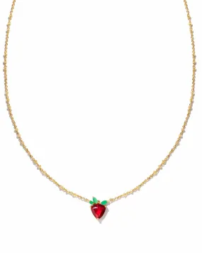 Strawberry Short Pendant Necklace