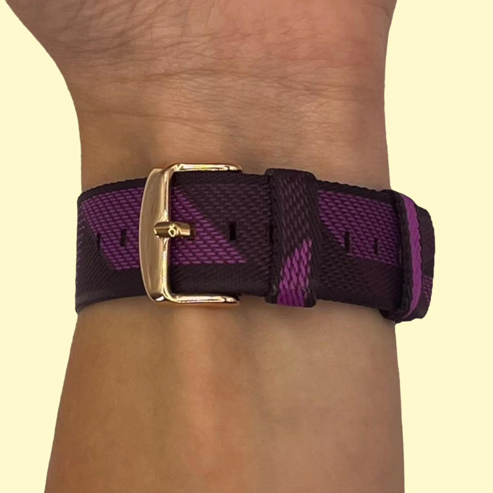 Stylish Canvas Watch Straps Compatible with Olympic 22mm Range