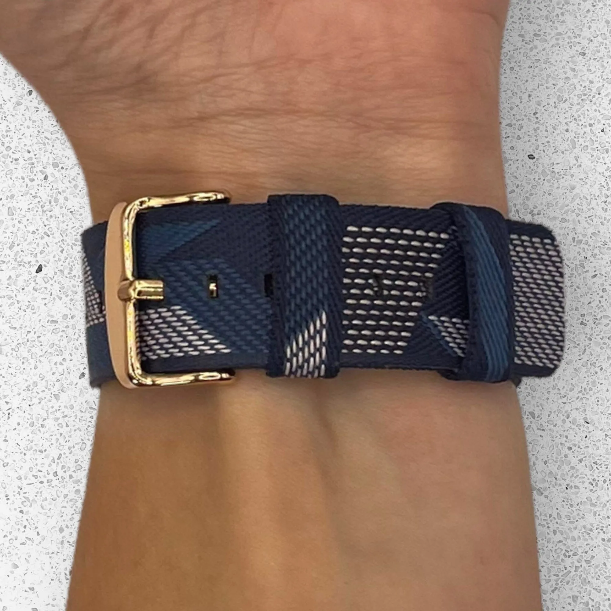 Stylish Canvas Watch Straps Compatible with Olympic 22mm Range