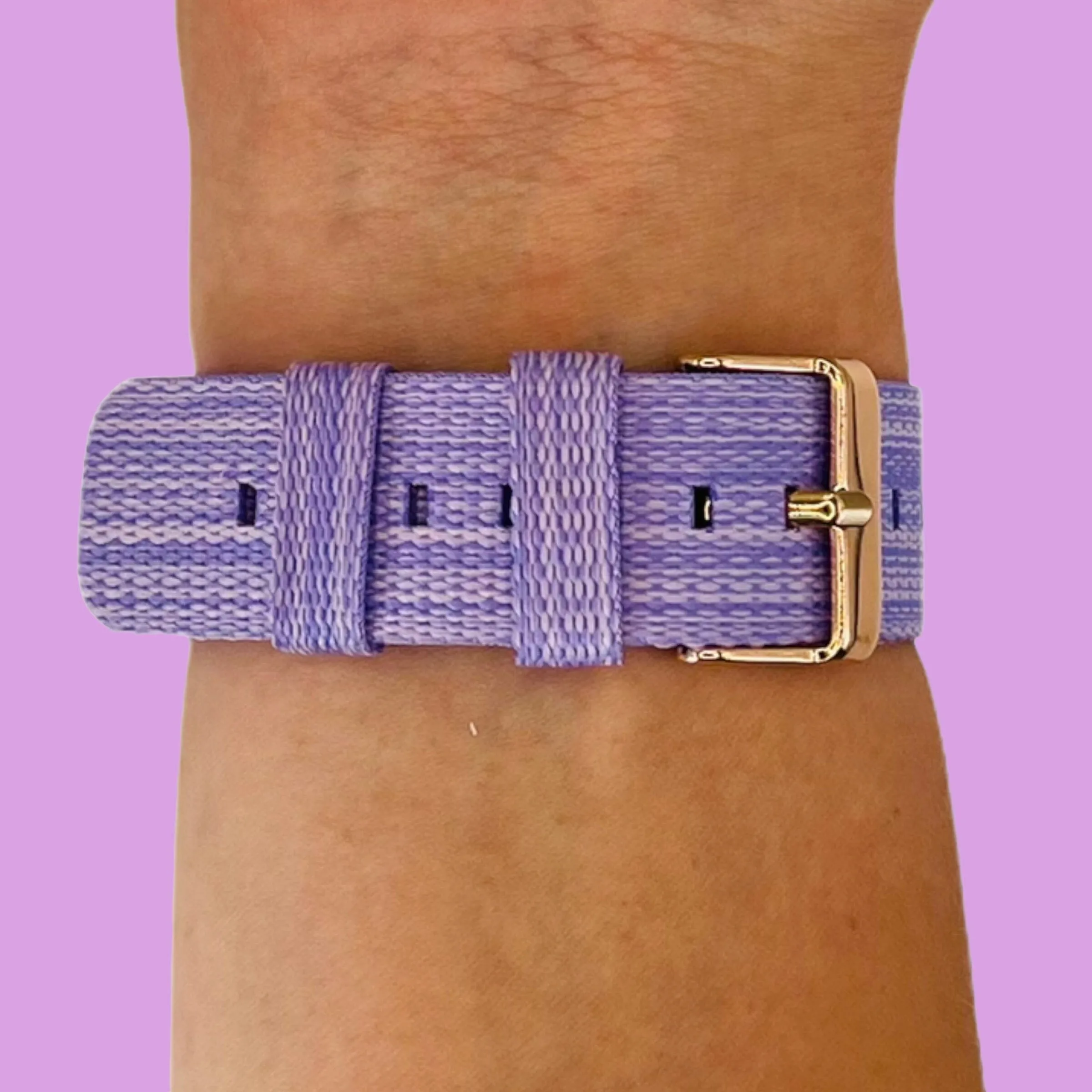 Stylish Canvas Watch Straps Compatible with Olympic 22mm Range