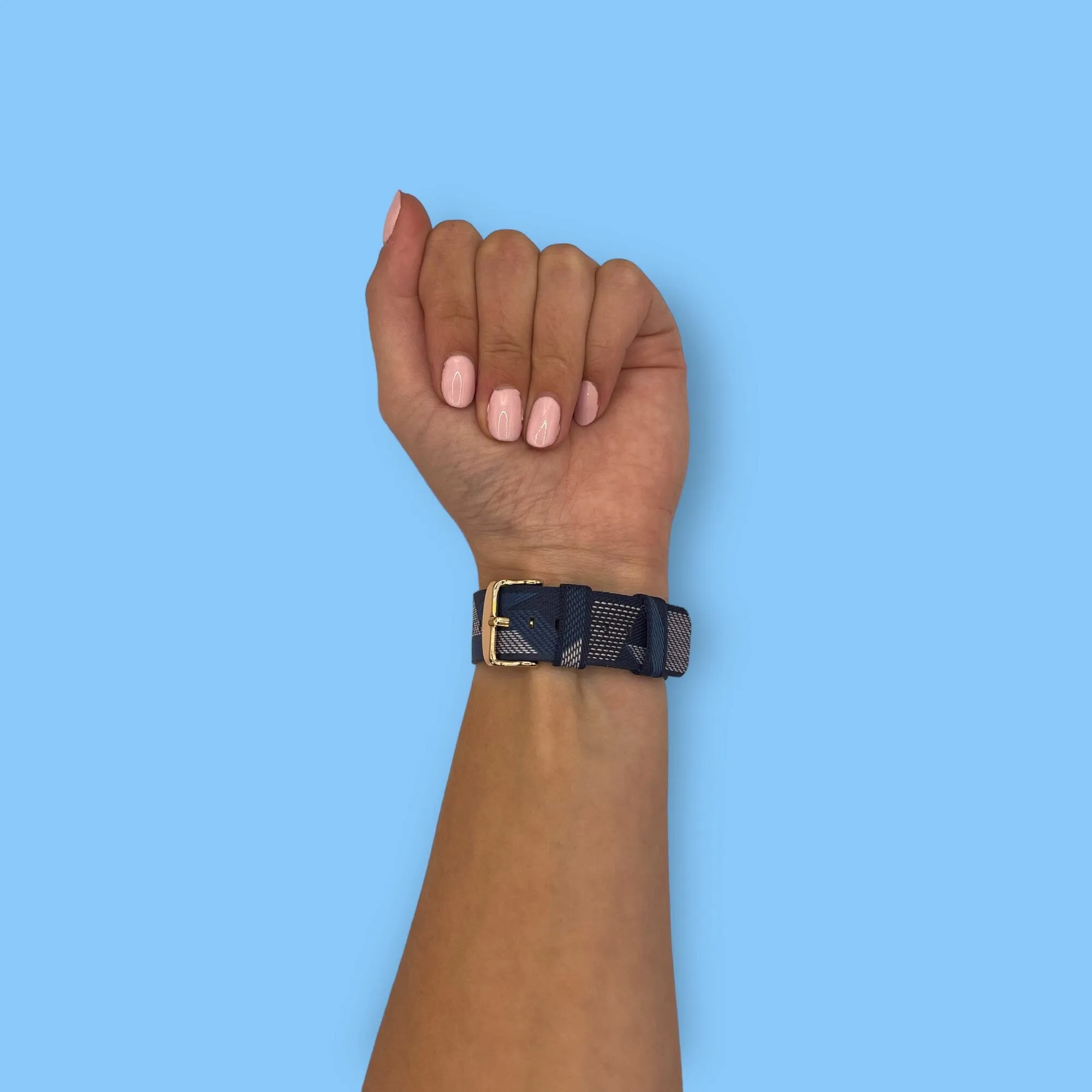 Stylish Canvas Watch Straps Compatible with Olympic 22mm Range