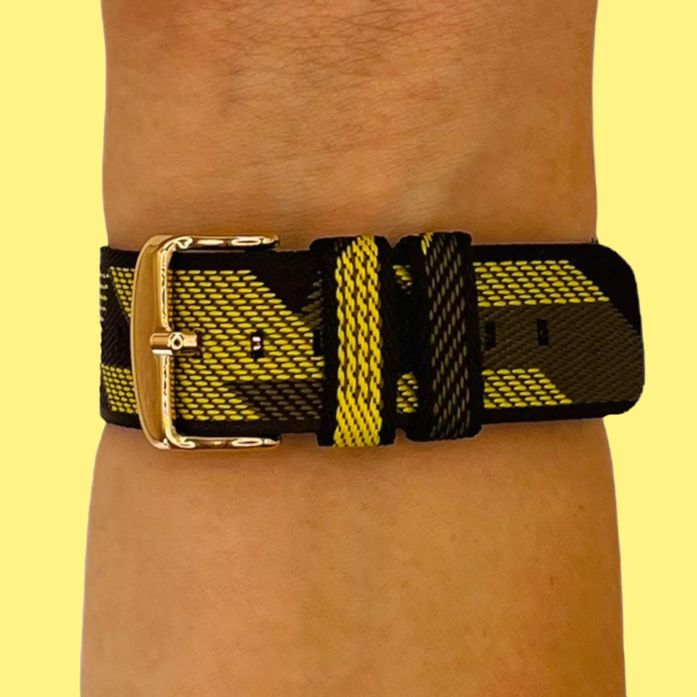 Stylish Canvas Watch Straps Compatible with Olympic 22mm Range