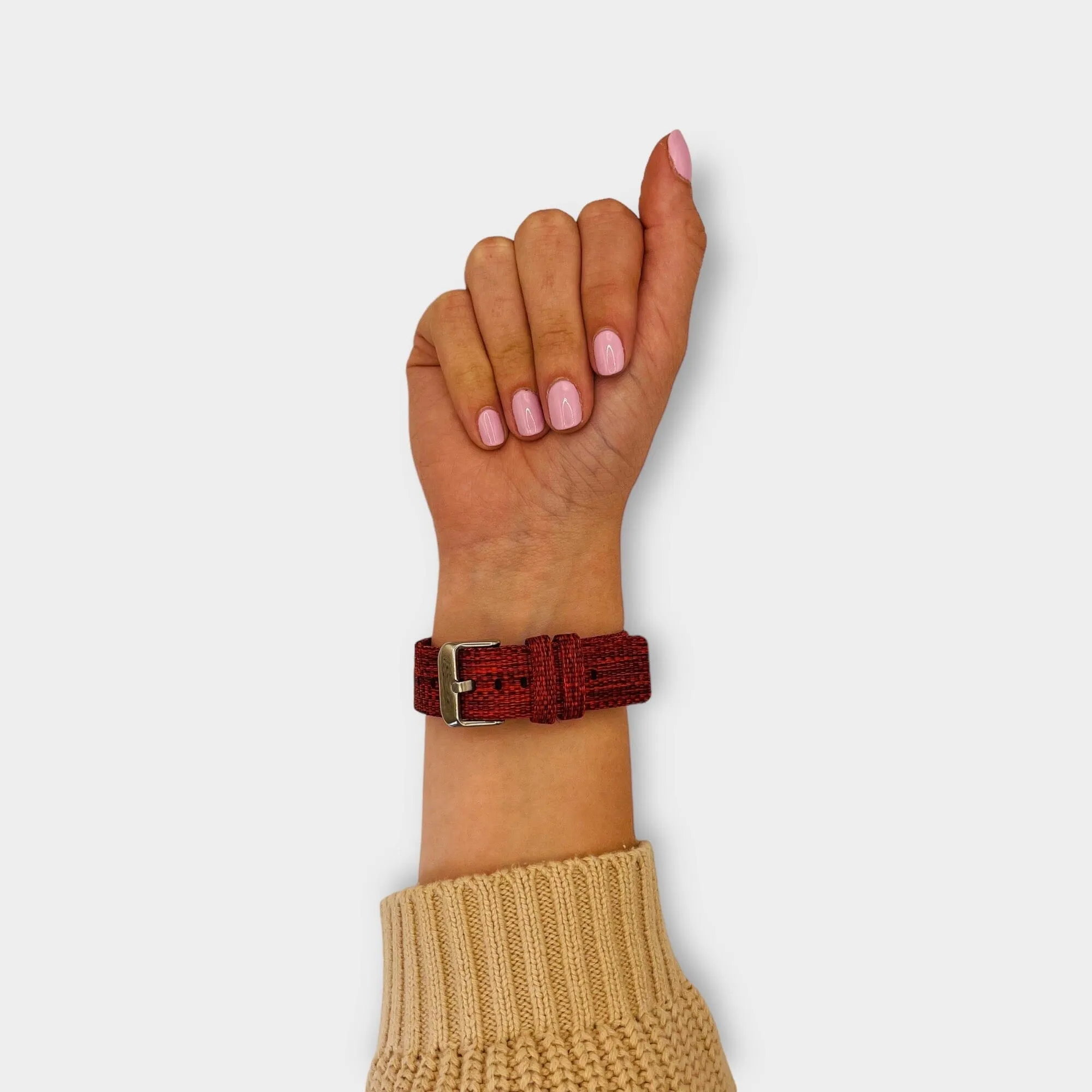Stylish Canvas Watch Straps Compatible with Olympic 22mm Range