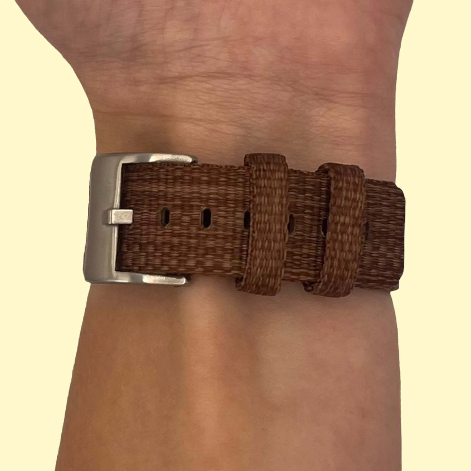 Stylish Canvas Watch Straps Compatible with Olympic 22mm Range