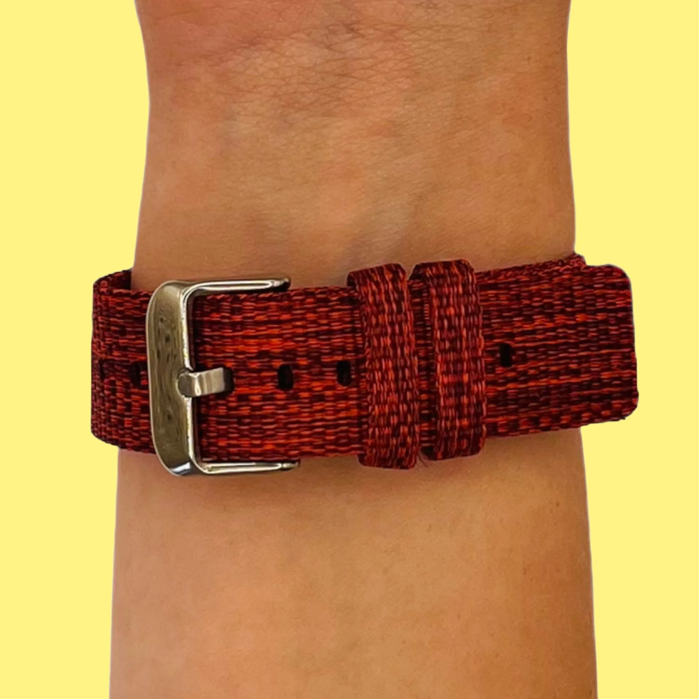 Stylish Canvas Watch Straps Compatible with Olympic 22mm Range