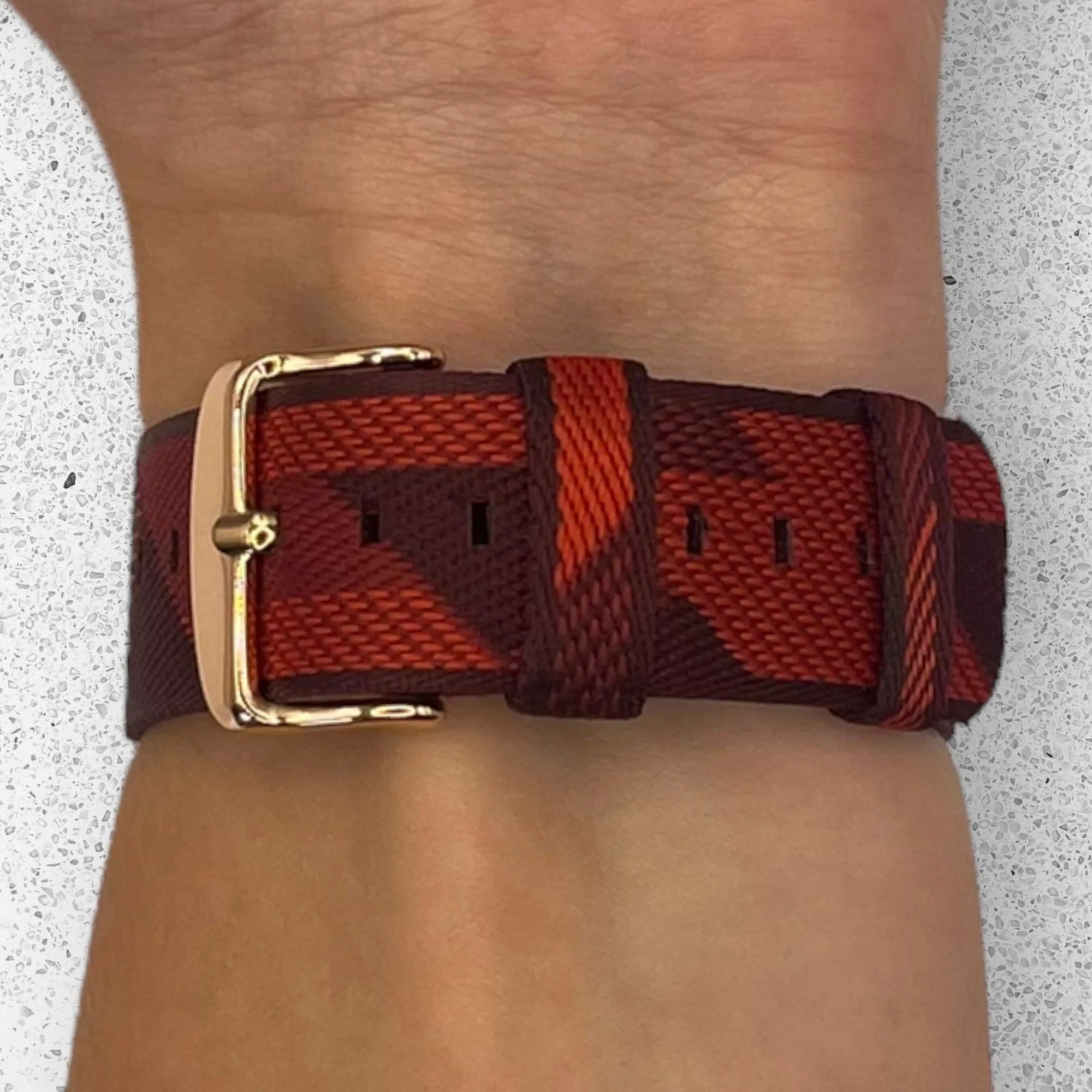 Stylish Canvas Watch Straps Compatible with Olympic 22mm Range