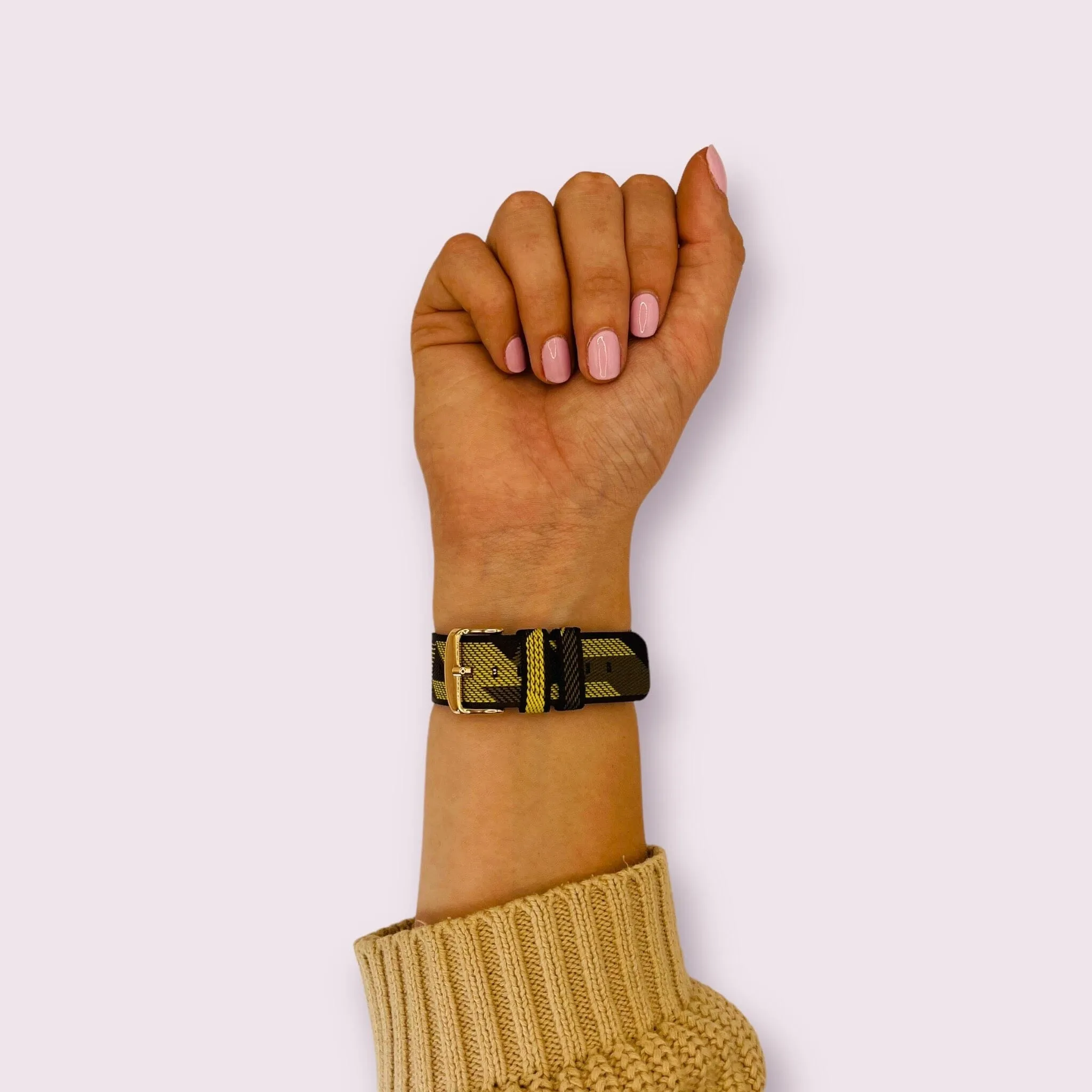 Stylish Canvas Watch Straps Compatible with Olympic 22mm Range