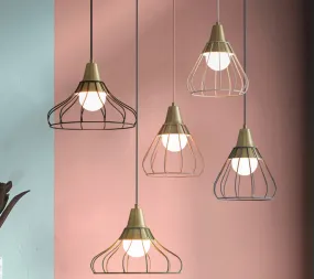Svend Scandinavian Modern Chic Caged Pendant Lamp