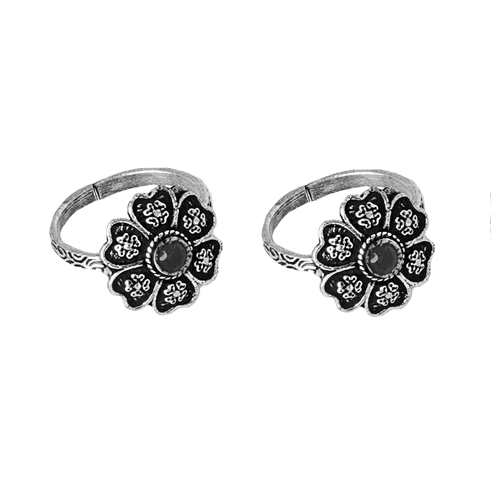Teejh Mahima Set Of Anklet and Toe Ring