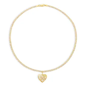 THE TE AMO HEART PENDANT NECKLACE
