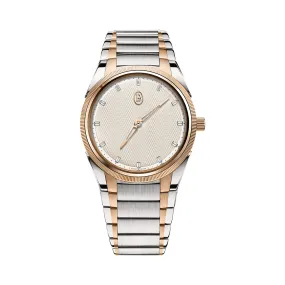 TONDA PF AUTOMATIC STEEL ROSE GOLD WHITE CITRINE SET