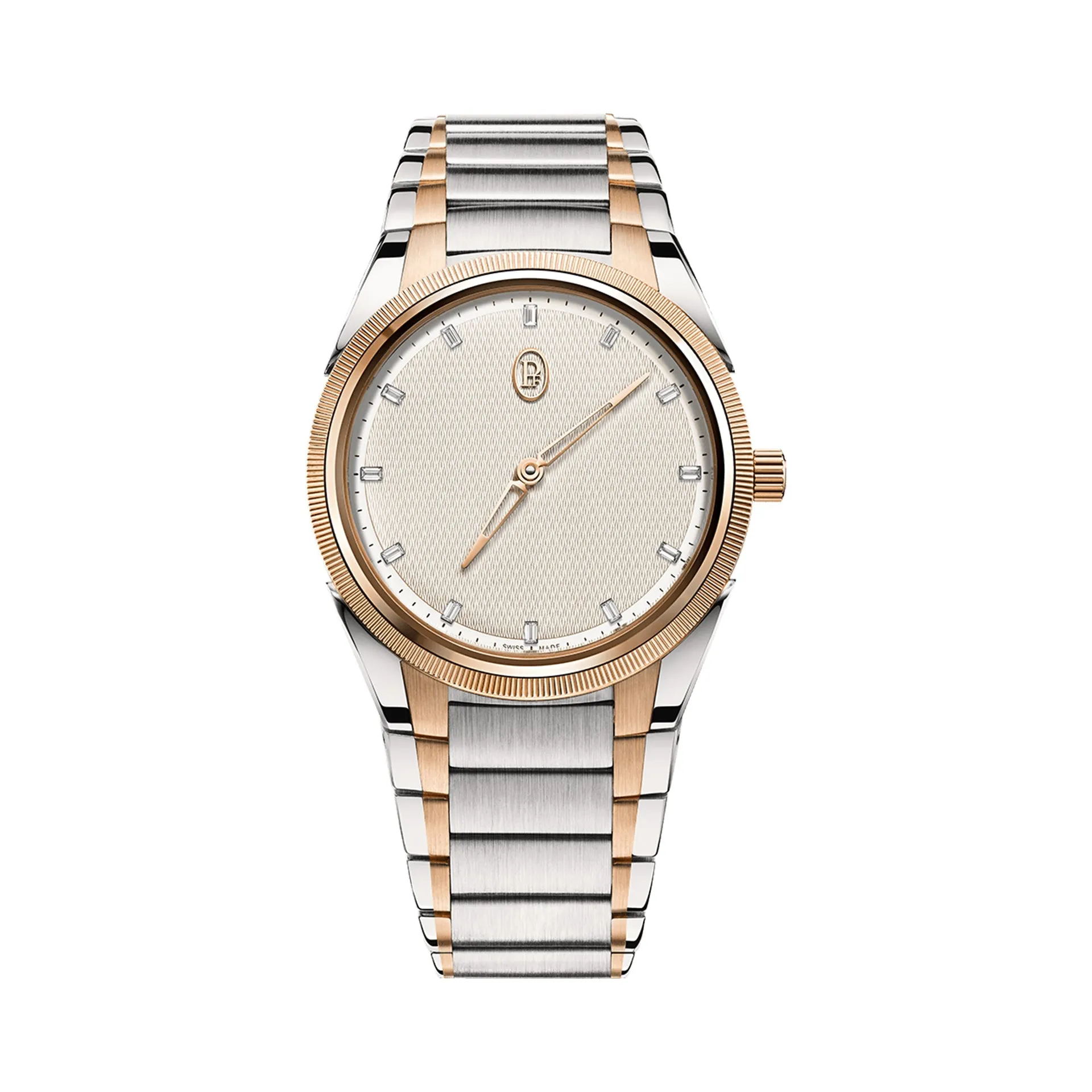 TONDA PF AUTOMATIC STEEL ROSE GOLD WHITE CITRINE SET