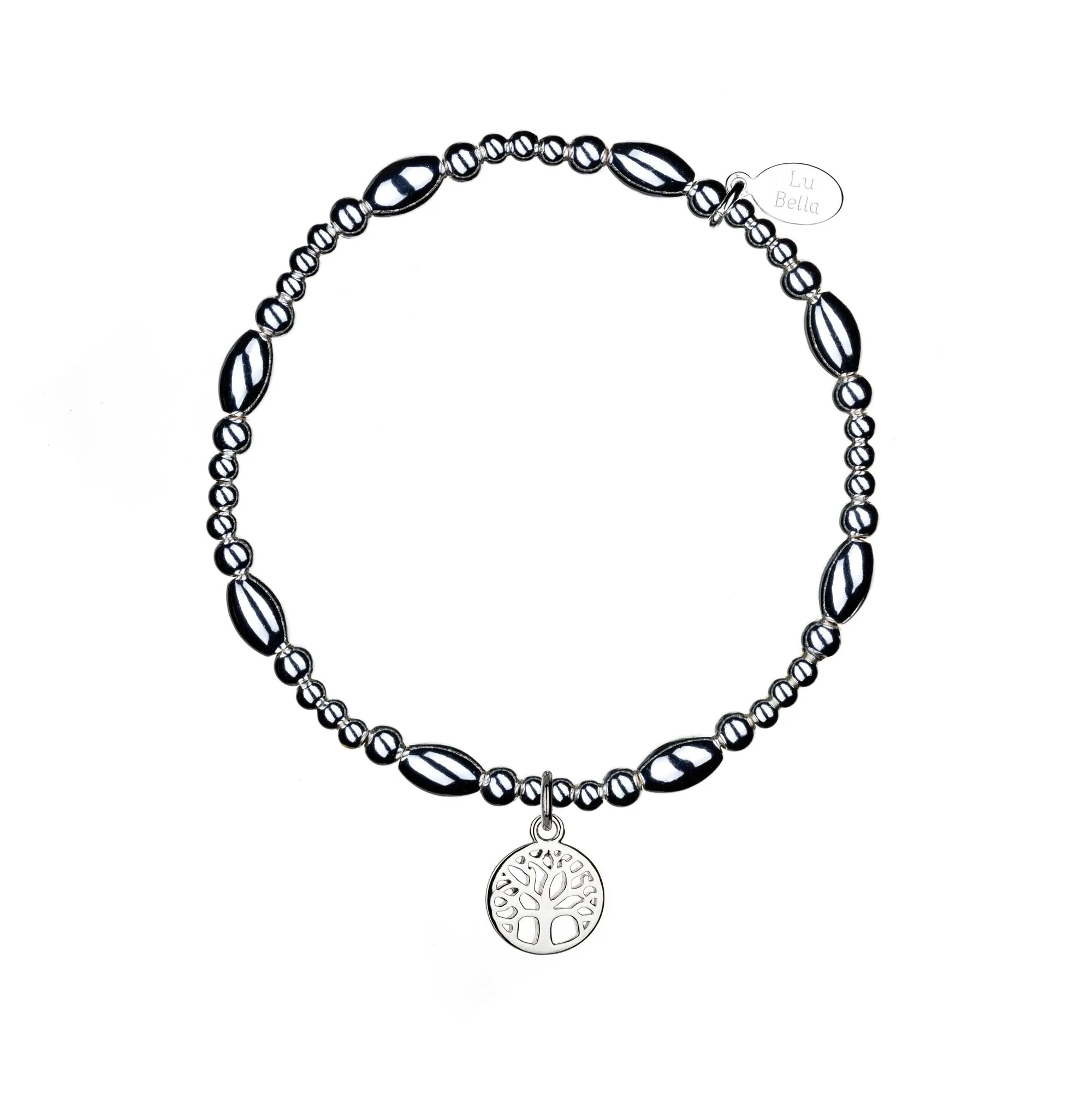 Tree of Life Sterling Silver Stacking Bracelet