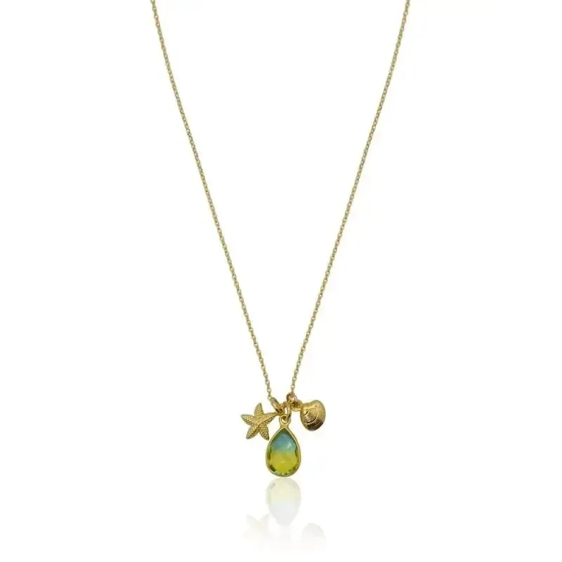Tropical Aura Starfish Necklace