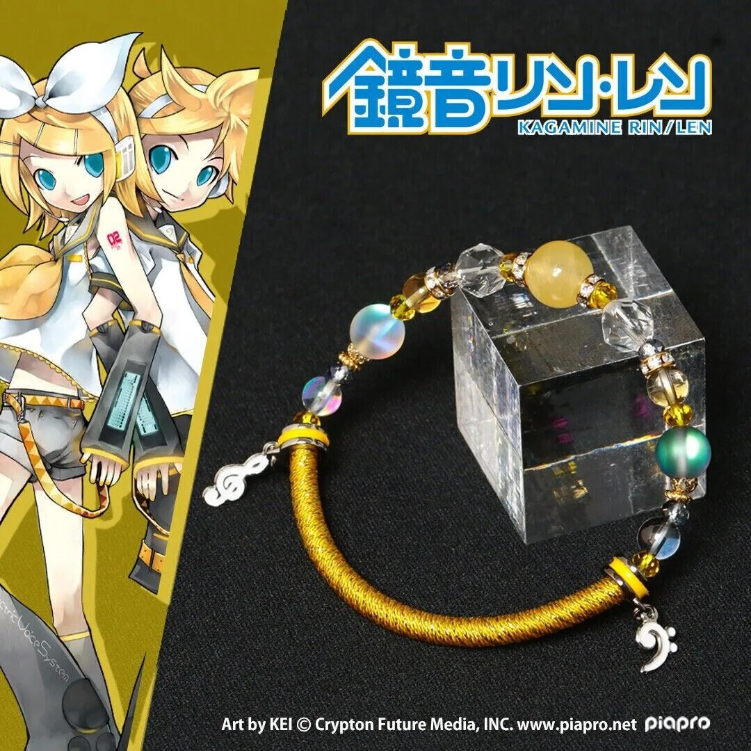 Vocaloid Kagamine Rin & Len Wind Cord Bracelet Jewelry Japan Limited
