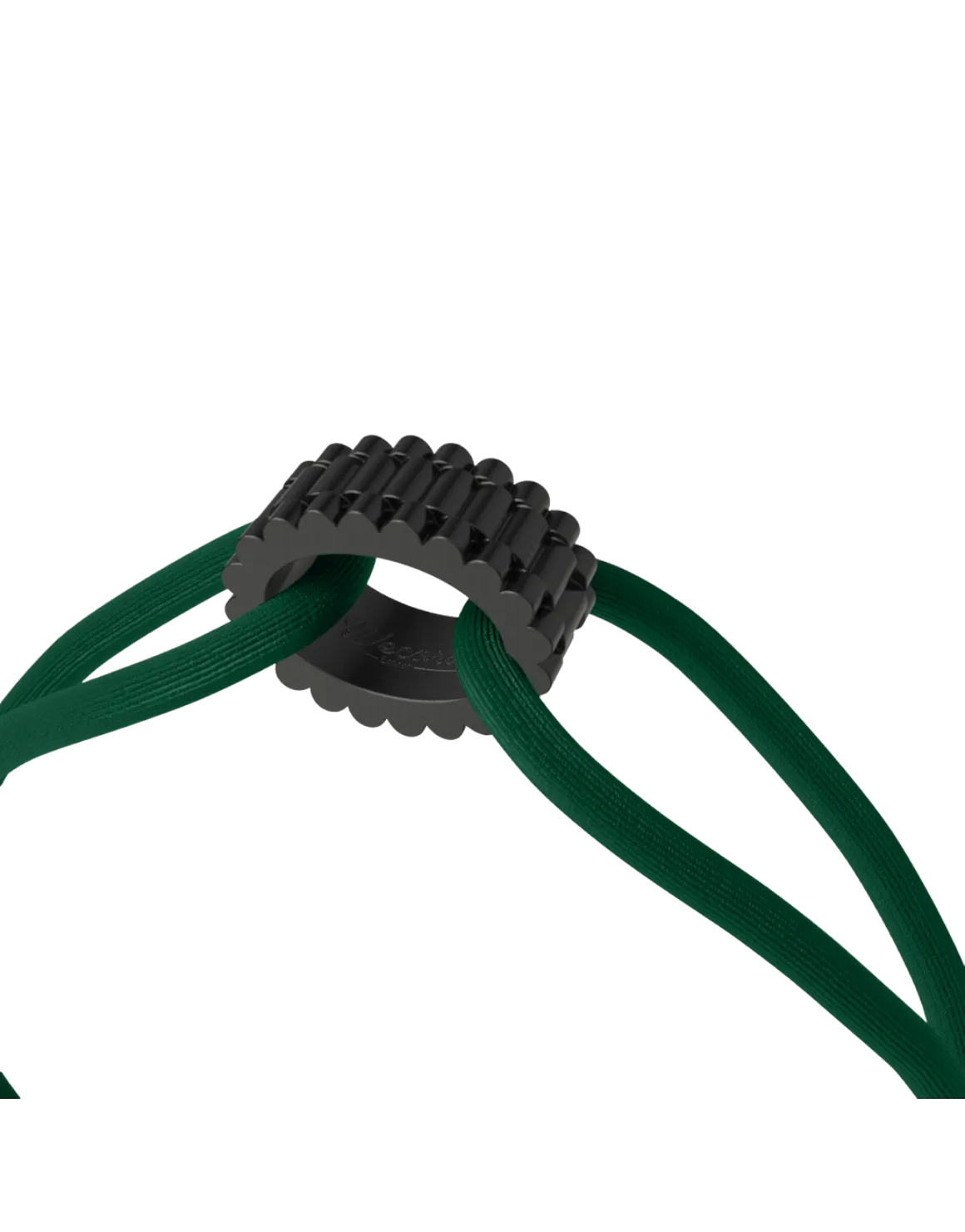 Wecord Carbon Regent Cord Bracelet - Green