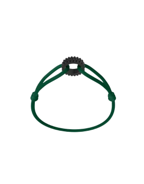 Wecord Carbon Regent Cord Bracelet - Green
