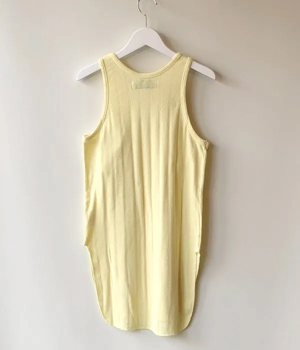 WRYHT/ROUND-NECK RIBBED TANK(CITRINE)