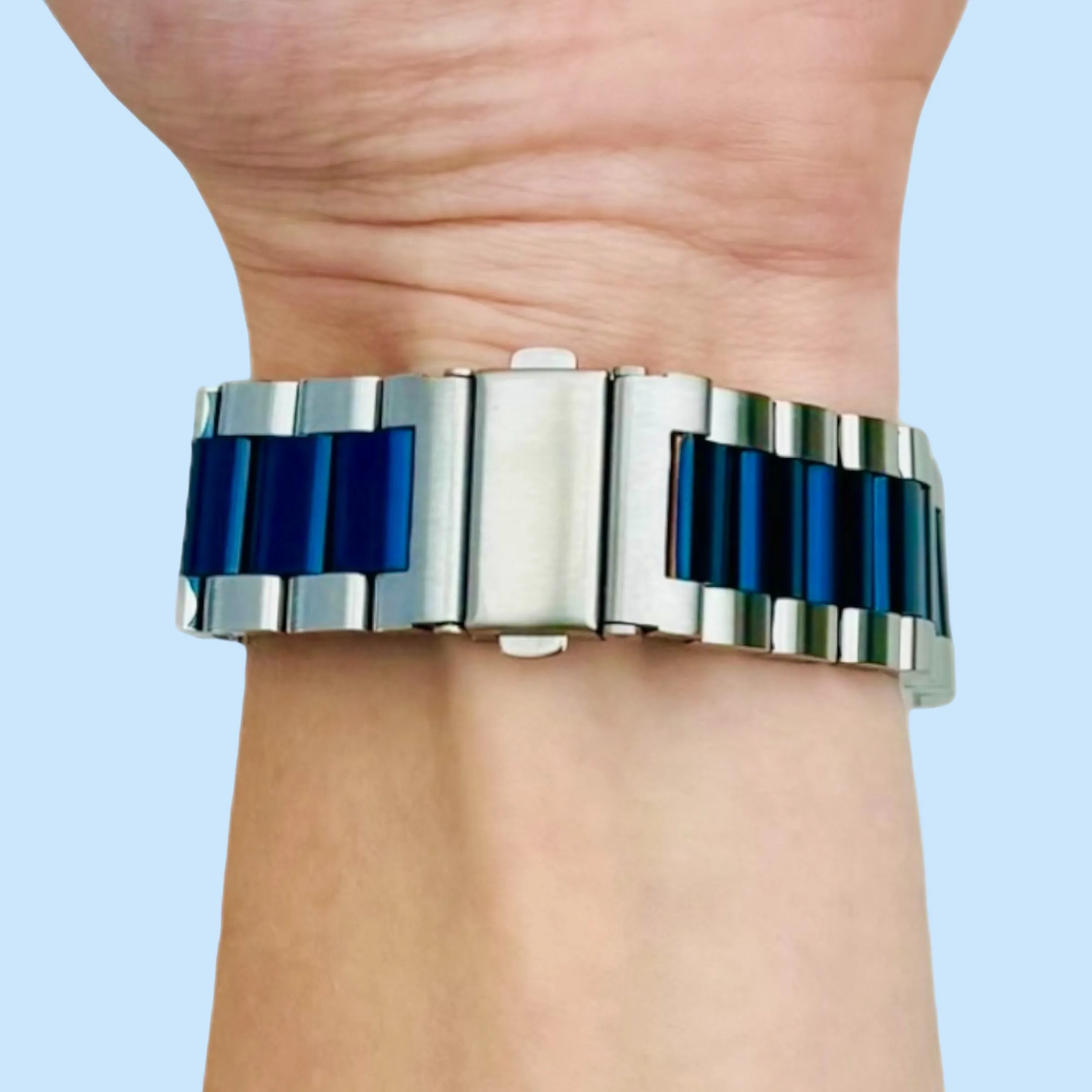 Xiaomi Mi Watch & Mi Watch S1 Active Stainless Steel Link Watch Strap