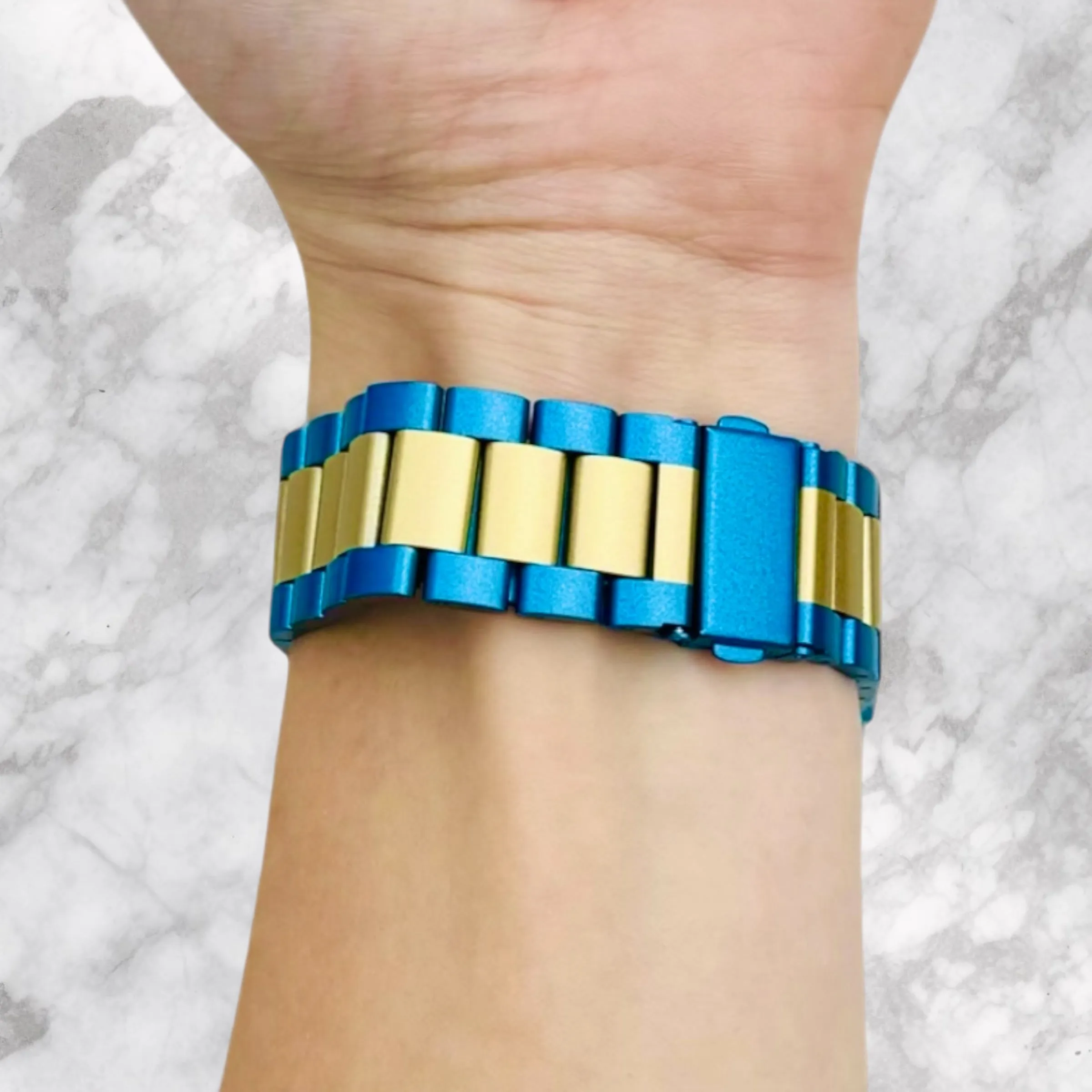Xiaomi Mi Watch & Mi Watch S1 Active Stainless Steel Link Watch Strap