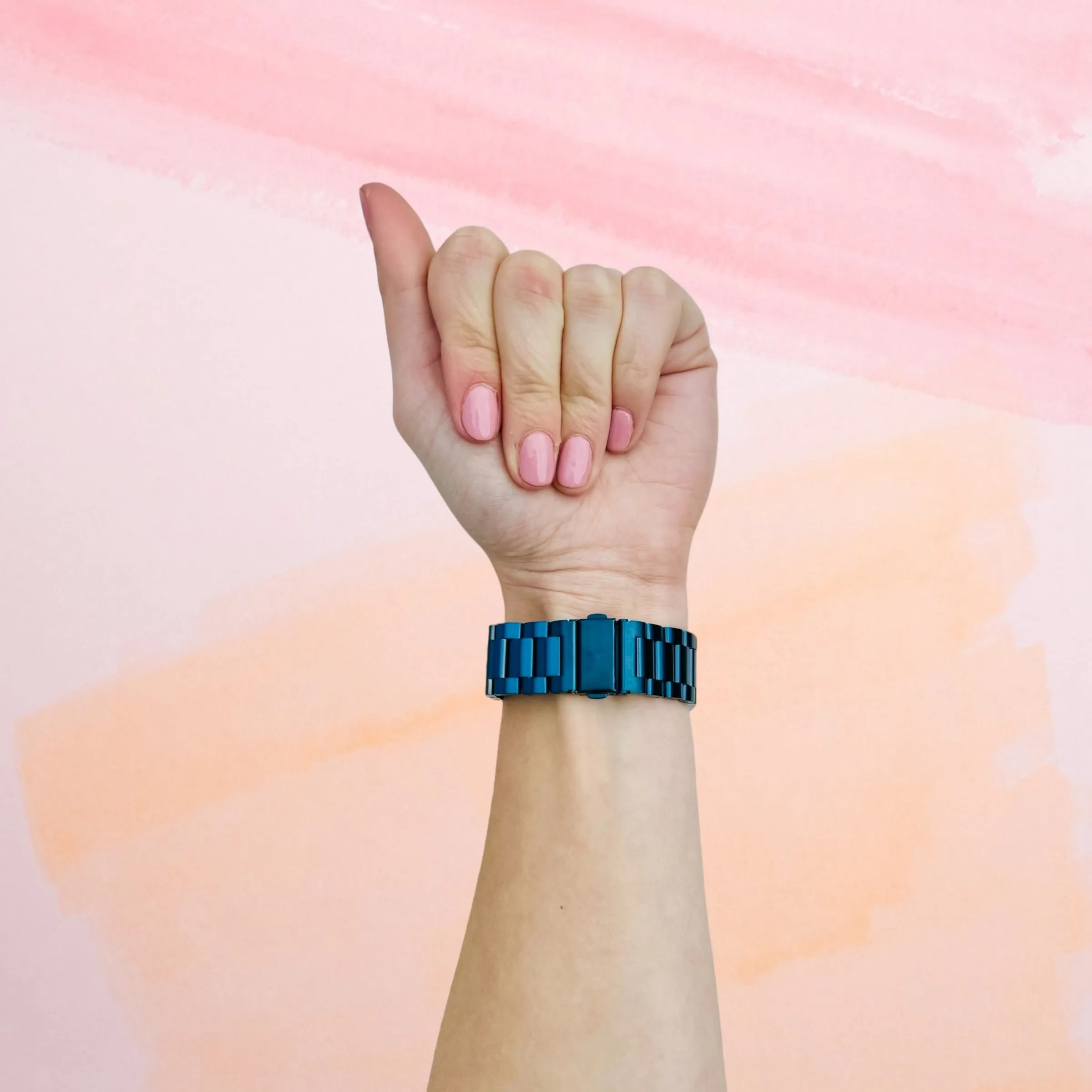 Xiaomi Mi Watch & Mi Watch S1 Active Stainless Steel Link Watch Strap