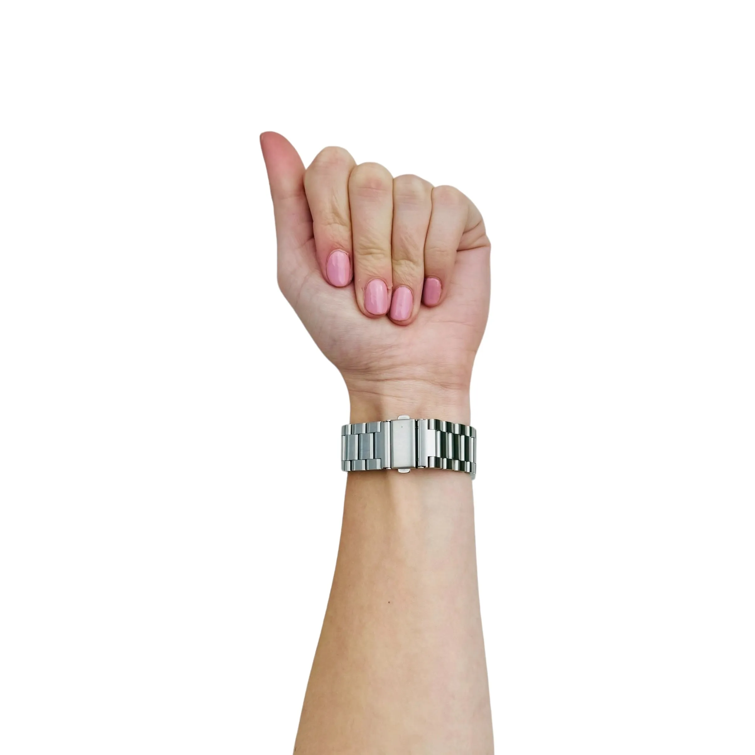 Xiaomi Mi Watch & Mi Watch S1 Active Stainless Steel Link Watch Strap