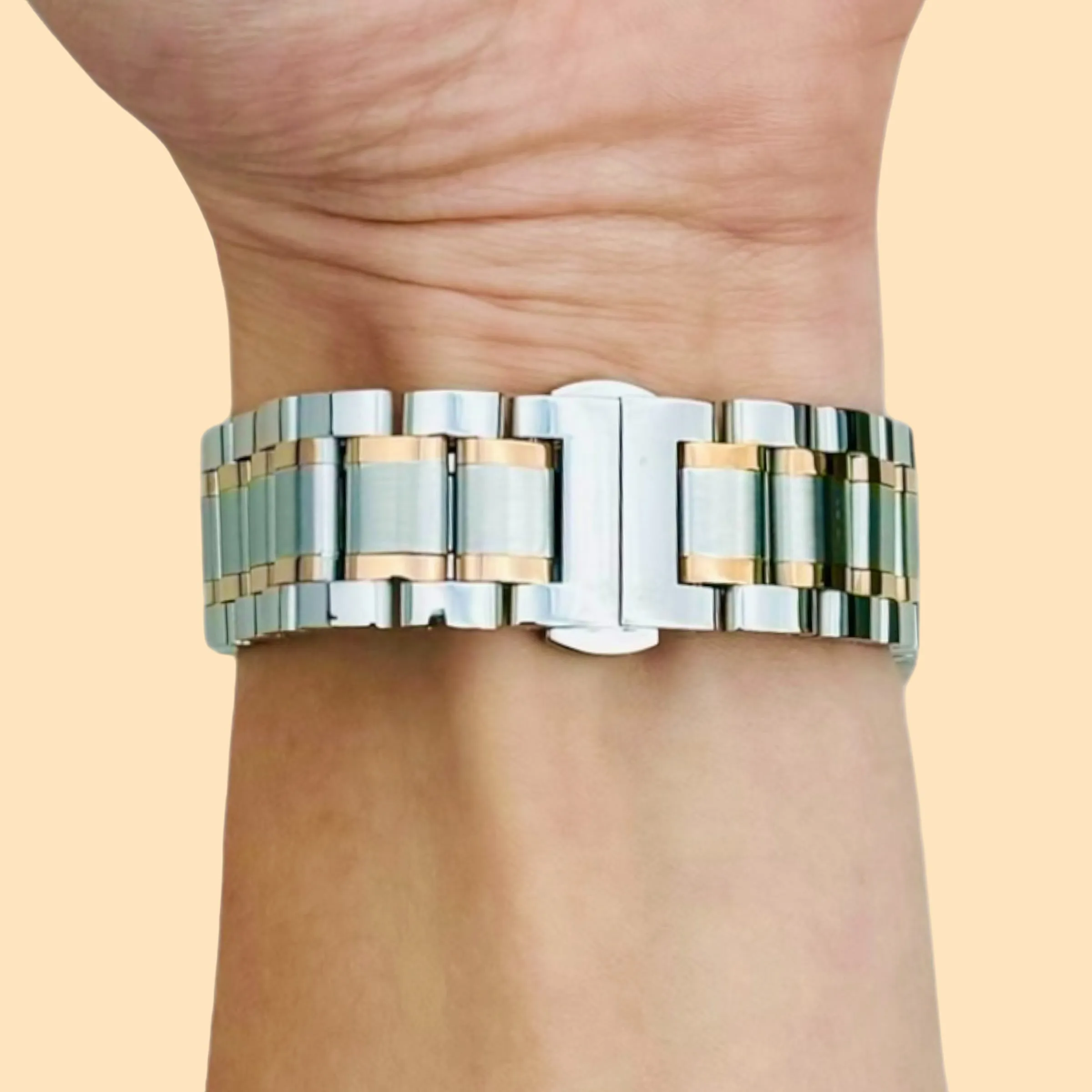 Xiaomi Mi Watch & Mi Watch S1 Active Stainless Steel Link Watch Strap